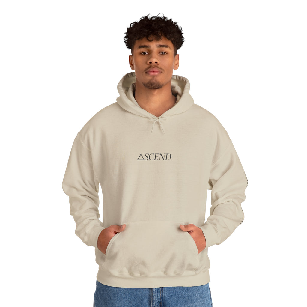 Ascend Compass Hoodie – Minimal Inspirational Graphic Hooded Sweatshirt