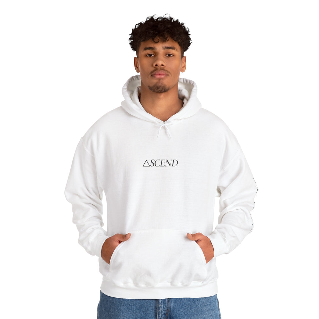 Ascend Compass Hoodie – Minimal Inspirational Graphic Hooded Sweatshirt