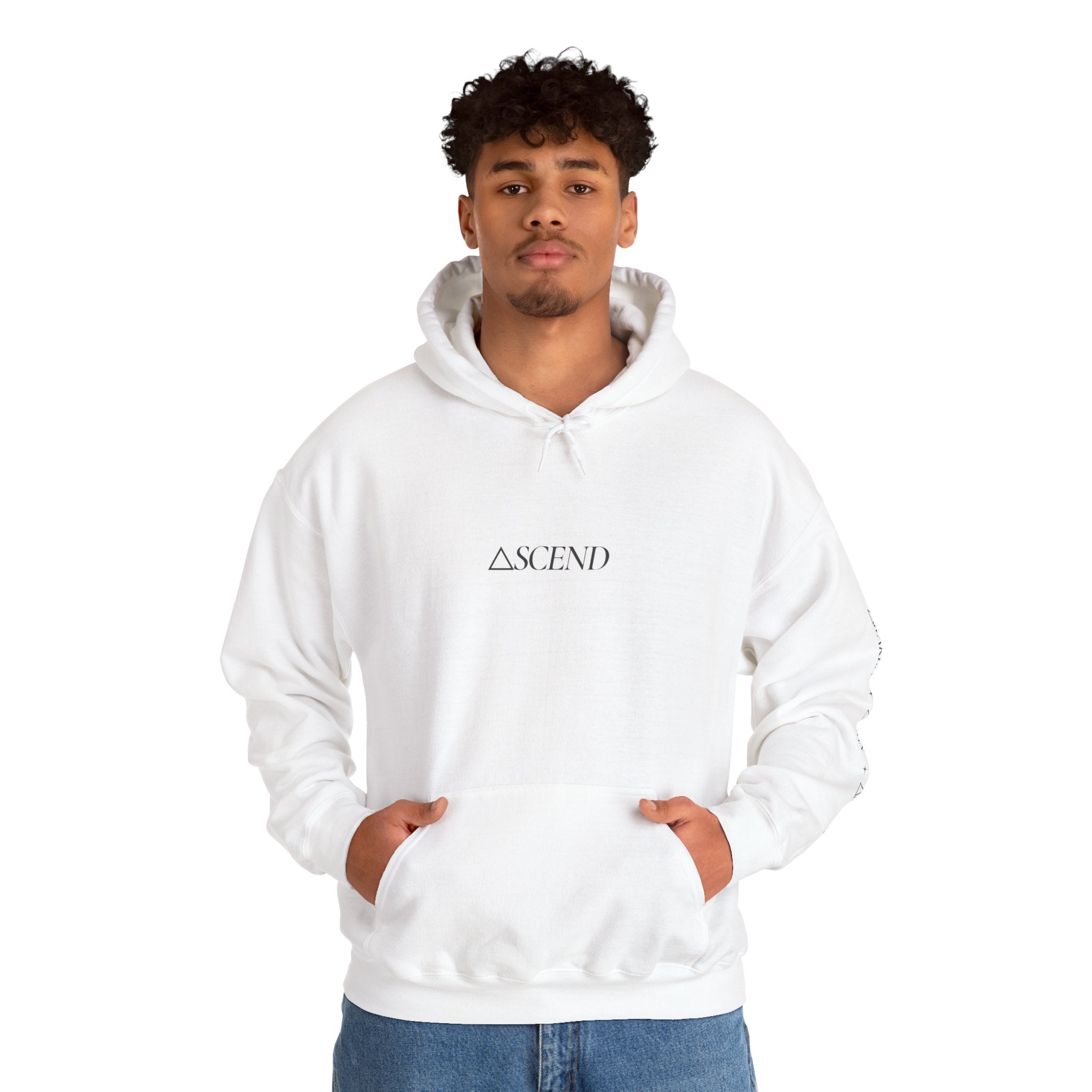 Ascend Compass Hoodie – Minimal Inspirational Graphic Hooded Sweatshirt