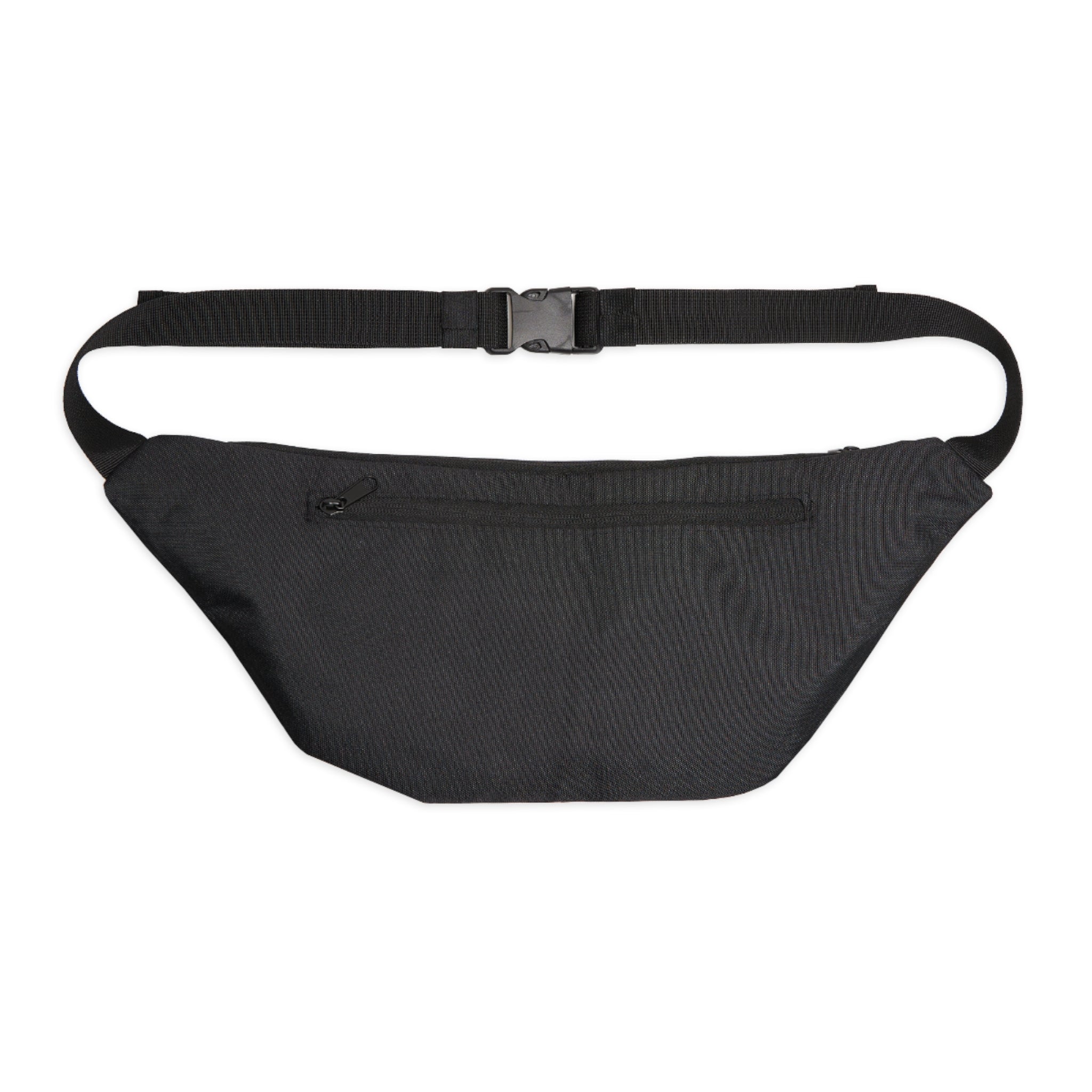 Celestial Stars Large Fanny Pack — Black Sparkle Waist Bag