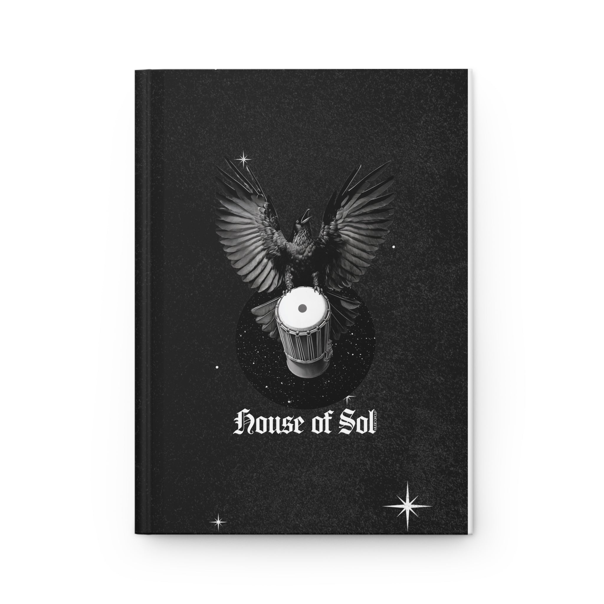 House of Sol Hardcover Journal — Dark Cosmic Raven Design